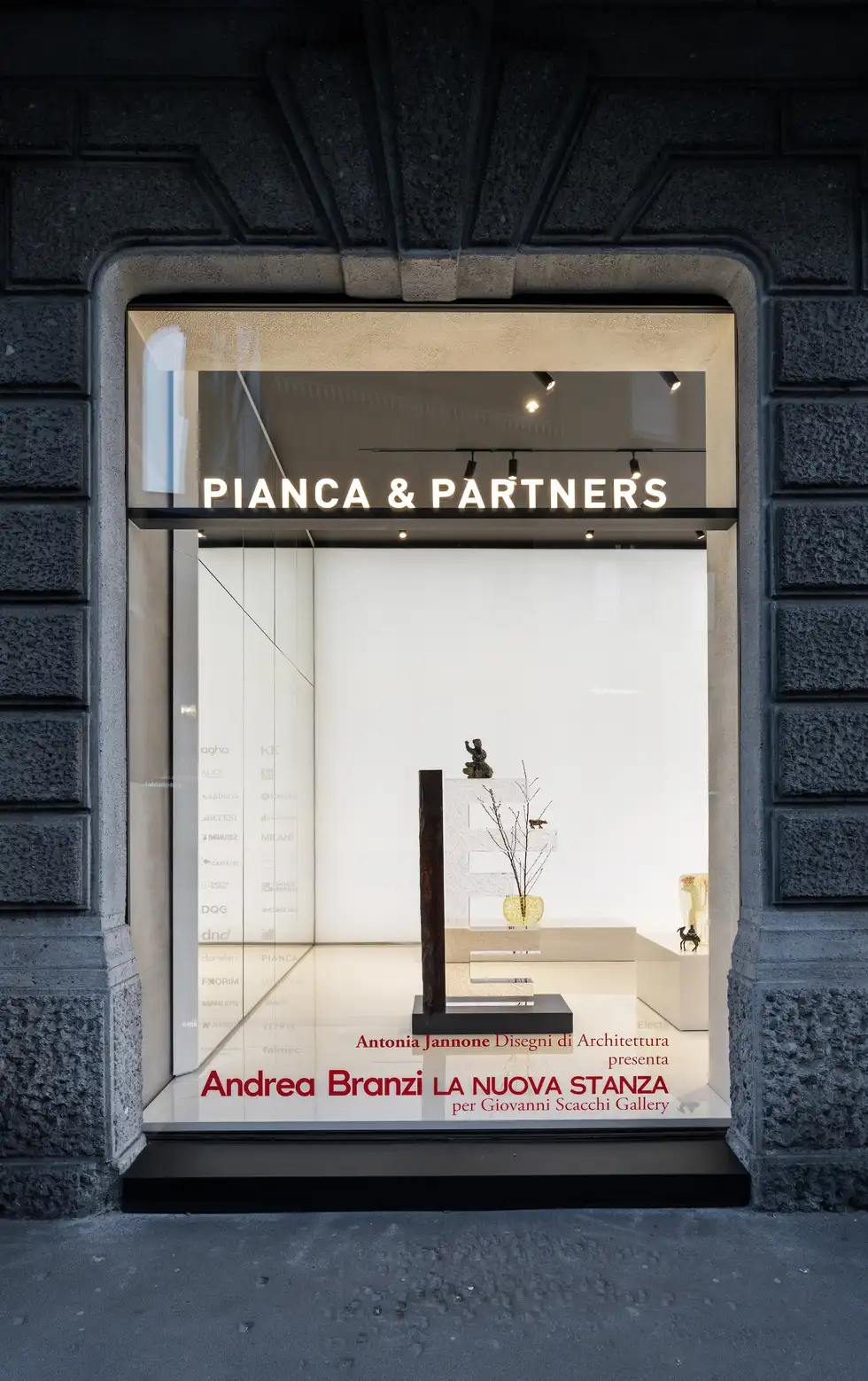 pr per pianca&partners milano con branzi