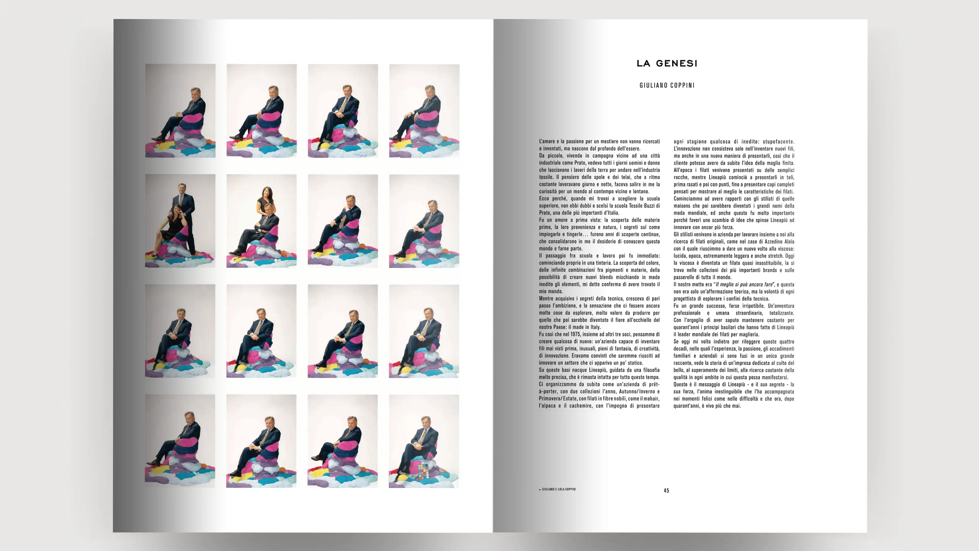 progetti editoriali, yarns lineapiu, genesi