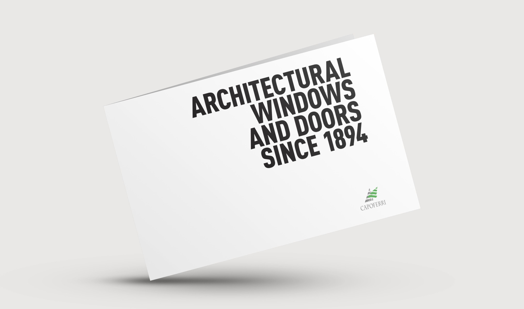 copertina editoriale capoferri architectural doors