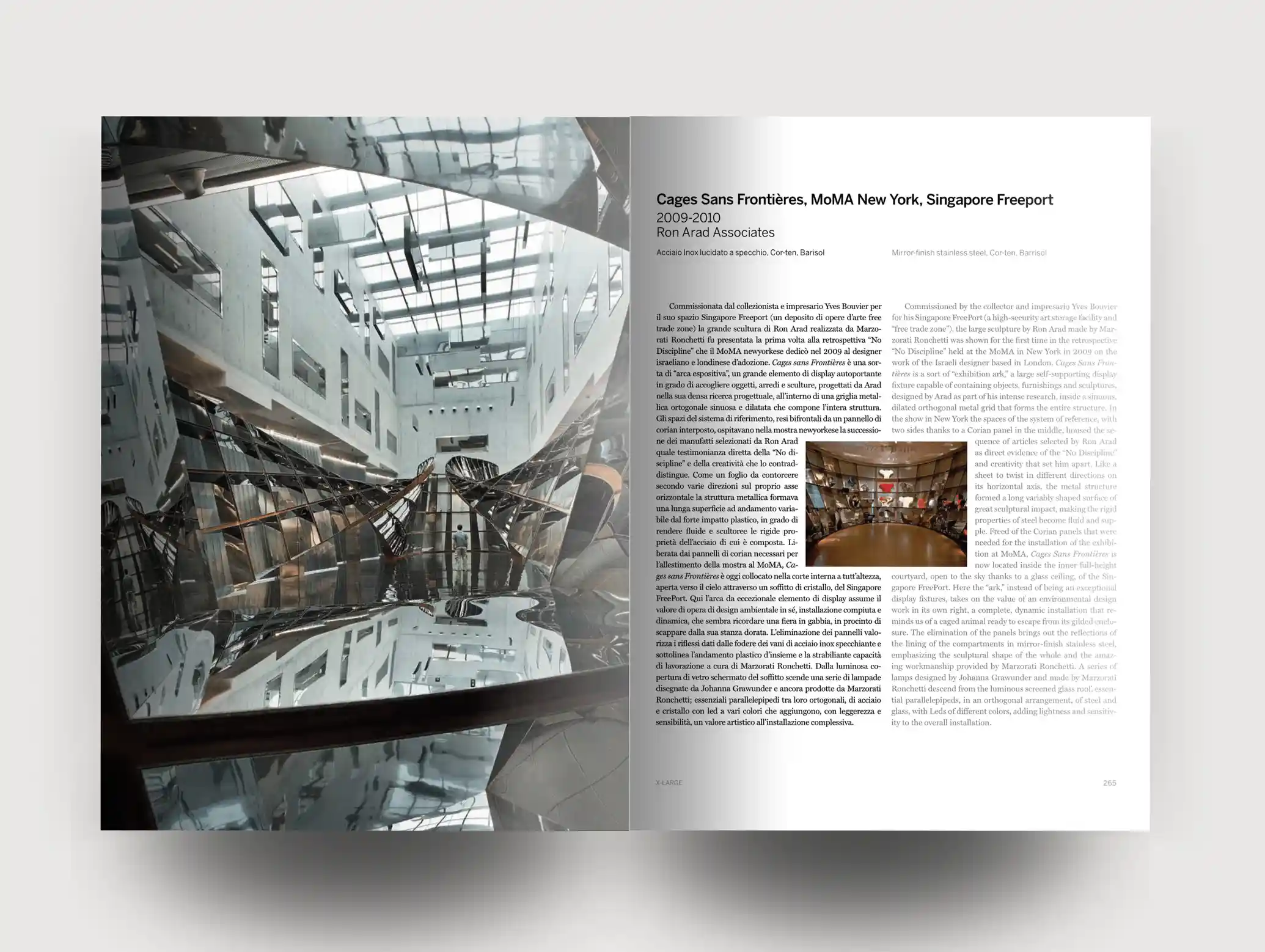 storytelling di un brand e prodotti di design pagina d'esempio