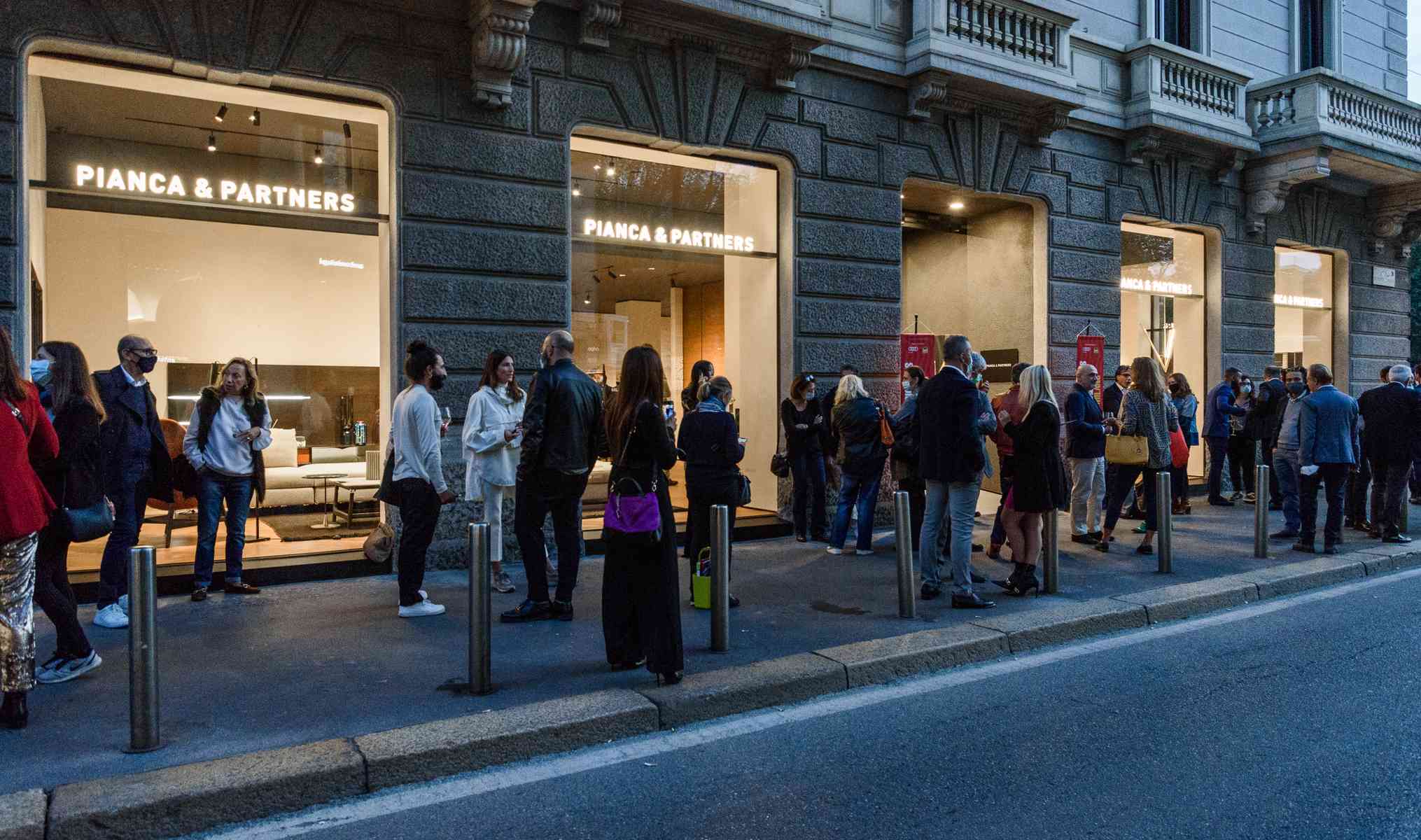 storytelling inaugurazione showroom pianca e partners